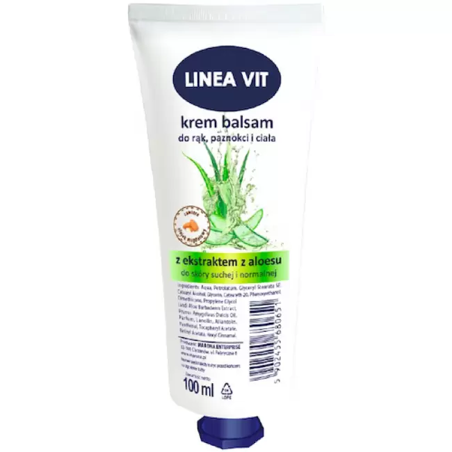 LINEA VIT krem do rąk i paznokci aloe vera hipoalergiczny 100ml