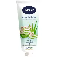 LINEA VIT LineaVit Krem hipoalergiczny do rąk i paznokci aloes i migdał 100ml aloesowy witamina A E B5