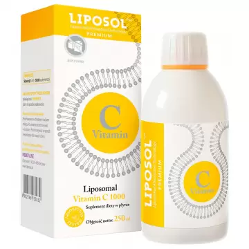 Aliness LIPOSOL Liposomalna Witamina C 1000mg 250ml - suplement diety Buforowana