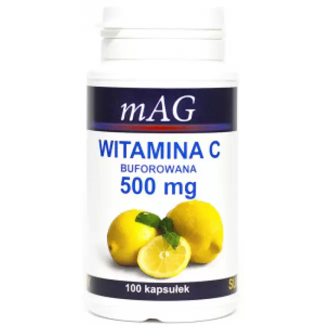 5 x mAG Witamina C 500mg buforowana 5x100kaps Pakiet Rodzinny - suplement diety
