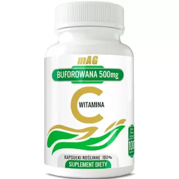 mAG Witamina C 500mg buforowana 100kaps - suplement diety