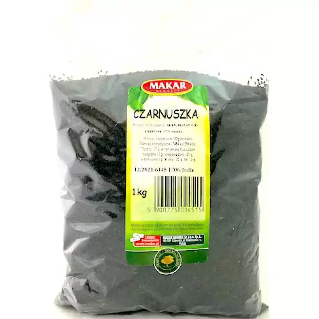 Makar Czarnuszka ziarno 1kg Czarny Kmin nasiona