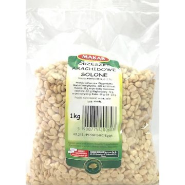 Makar Orzeszki ziemne arachidowe prażone 1000g solone 1kg