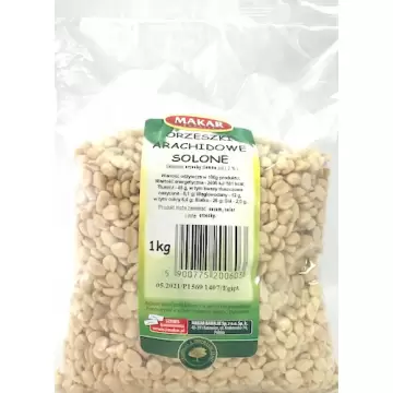 Makar Orzeszki ziemne arachidowe prażone 1000g solone 1kg