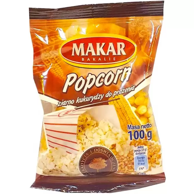 Makar Popcorn ziarno kukurydzy do prażenia 100g