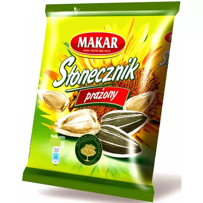 Makar Słonecznik prażony 60g ziarno w łupinie