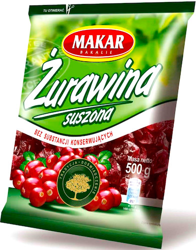 Makar Żurawina suszona 500g Premium