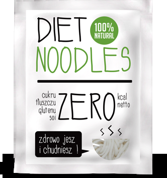 Diet Food 4 x Diet Noodles Zero - makaron roślinny z rośliny Konnyak (4 x 200gr netto) shirataki bezglutenowy