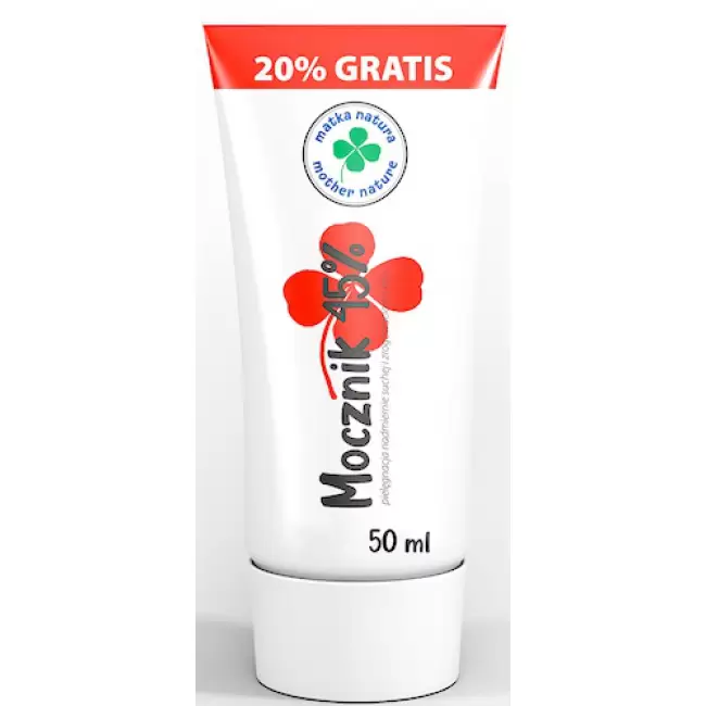 Matka Natura Mocznik 45% 50ml i 10ml GRATIS Skóra sucha zrogowaciała