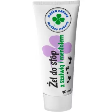 Matka Natura Żel do stóp z szałwią i mentolem 90ml UWAGA WYPRZEDAŻ - KRÓTKA DATA