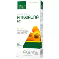 Medica Herbs Amigdalina B17 60kaps - suplement diety Naturalna z Pestki Moreli