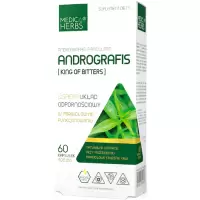 Medica Herbs Andrografis 60kaps - suplement diety Odporność, Krążenie, 10% andrografolidów