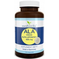 Medverita ALA Kwas Alfa-liponowy 600mg 100kaps - suplement diety