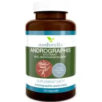 Medverita Andrographis ekstrakt 98% andrografolidów 120kaps  - suplement diety