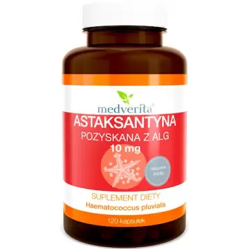 Medverita Astaksantyna 10mg 120kaps - suplement diety