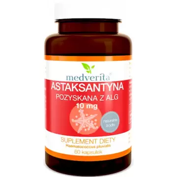 Medverita Astaksantyna 10mg 60kaps - suplement diety