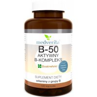 Medverita B-50 Aktywny B-kompleks 120kaps - suplement diety