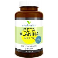 Medverita Beta Alanina 99% 600mg 120kaps - suplement diety