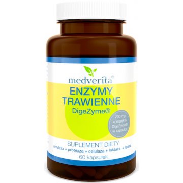 Medverita Enzymy Trawienne 60kaps - suplement diety