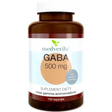 Medverita GABA 500mg 100kaps - suplement diety