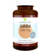 Medverita GABA 500mg 100kaps - suplement diety