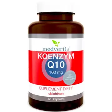 Medverita Koenzym Q10 ubichinon 100mg 120kaps - suplement diety