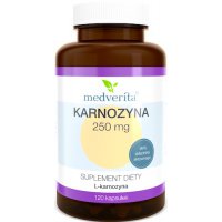 Medverita L-karnozyna 250mg 120kaps - suplement diety