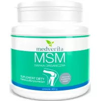 Medverita MSM Siarka Organiczna 400g proszek - suplement diety