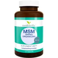 Medverita MSM Siarka Organiczna 120kaps - suplement diety