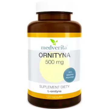 Medverita Ornityna 500mg 120kaps - suplement diety