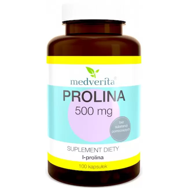 Medverita Prolina 500mg 100kaps - suplement diety