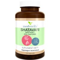 Medverita Shatavari 500mg ekstrakt saponiny 20% 120kaps - suplement diety Menstruacja