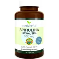 Medverita Spirulina Hawajska Pacifica 500mg 100kaps - suplement diety