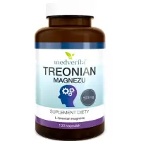 Medverita Treonian magnez 500mg 100kaps suplement diety Mózg