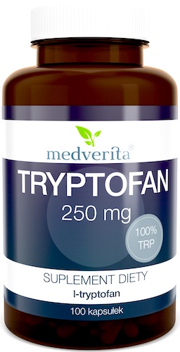 Medverita Tryptofan 250mg 100kaps - suplement diety