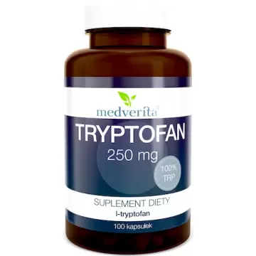 Medverita Tryptofan 250mg 100kaps - suplement diety