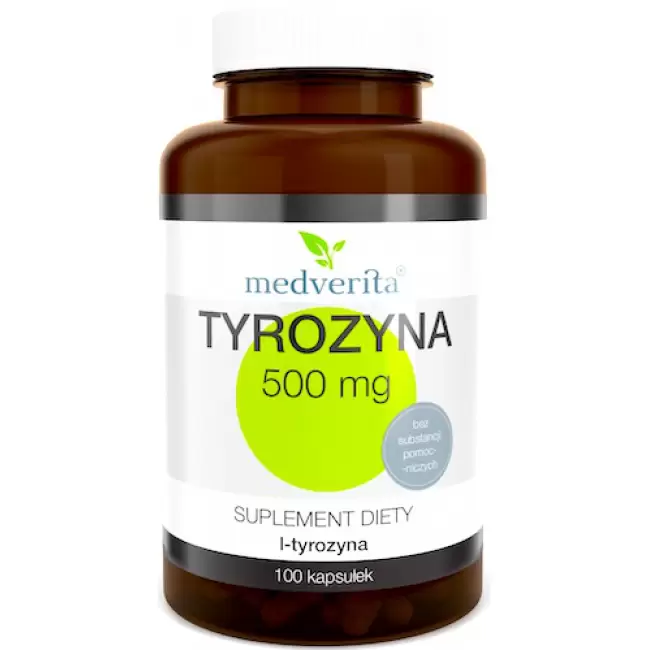 Medverita Tyrozyna l-tyrozyna 500mg 100kaps - suplement diety