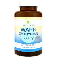 Medverita Wapń Cytrynian 500mg 120kaps - suplement diety