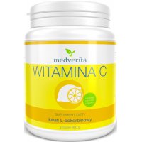 Medverita Witamina C kwas askorbinowy proszek 900g - suplement diety