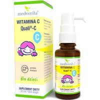 Medverita Witamina C Quali-C krople dla Dzieci 30ml - suplement diety Odporność
