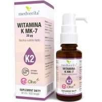 Medverita Witamina K2 Mk-7 & Olive 20mcg z natto 30ml - suplement diety