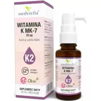 Medverita Witamina K2 Mk-7 & Olive 20mcg z natto 30ml - suplement diety