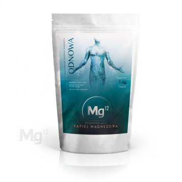 Mg12 Odnowa regenerujące płatki magnezowe do kąpieli (100% biszofit) 1kg