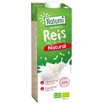 Natumi Napój ryżowy 1l bez cukru bezglutenowy BIO 1000ml mleko vege