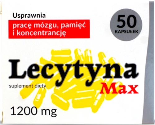 Natura Pharma Lecytyna Max 1200mg 50kaps - suplement diety