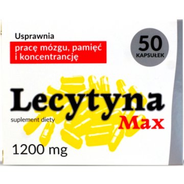 Natura Pharma Lecytyna Max 1200mg 50kaps - suplement diety
