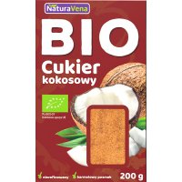 NaturaVena BIO Cukier kokosowy nierafinowany ekologiczny 200g