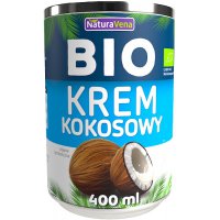 NaturaVena BIO Krem kokosowy ekologiczny 400ml Mleczko 17%
