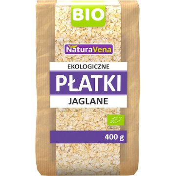 NaturaVena BIO Płatki jaglane ekologiczne 400g vege