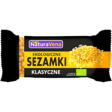 NaturaVena BIO Sezamki klasyczne 27g Sezam Ekologiczne